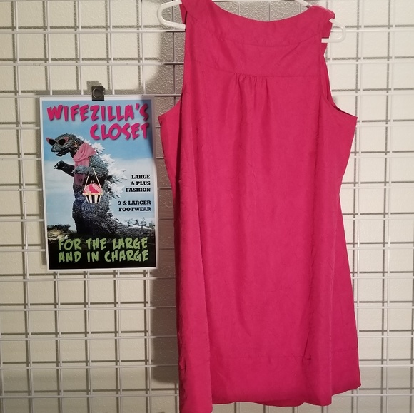 Lane Bryant Size 20 Pink Dress with Pockets - Picture 2 of 5